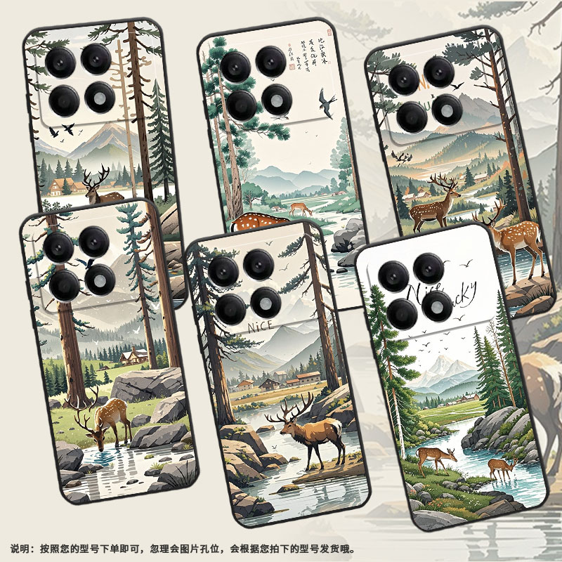 适用小米POCOX3Pro手机壳X3超薄21061110AG男女款XiaomiPOCOX4GT时尚X5Pro软壳2311DRK48G硅胶X6Pro保护套