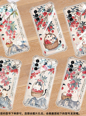 适用三星F02S手机壳三星F41防摔三星F12水彩荔枝三星F54气囊壳三星F15高级感全包边商务时尚硅胶保护套