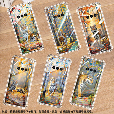 适用NothingPhone3手机壳Phone3A防摔老虎气囊壳Phone3A中国风NothingPhone3APro硅胶高级感保护套