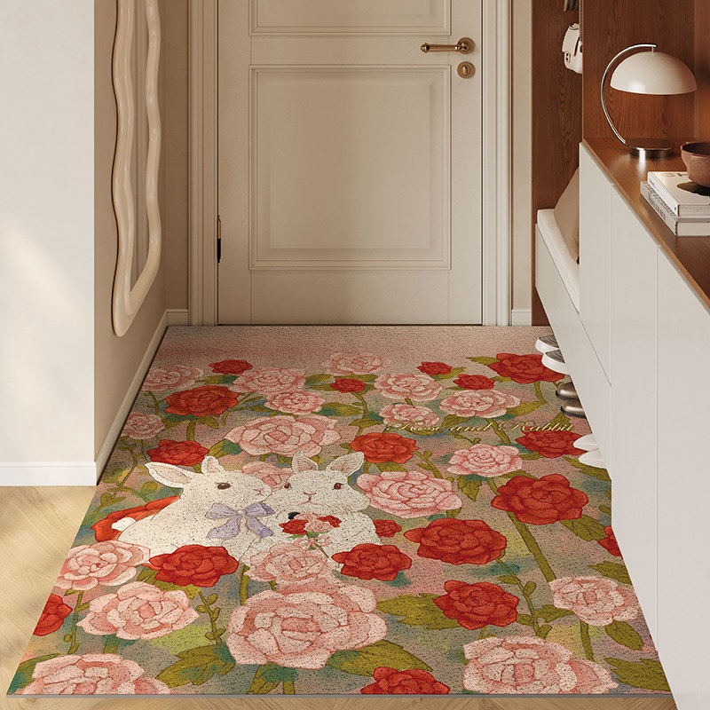 入户门地垫轻奢简约现代丝圈蹭土可裁剪家用进门玄关脚垫防滑耐脏,居家布艺,入户地垫,淘宝优惠券,粉丝福利购,淘宝优惠卷