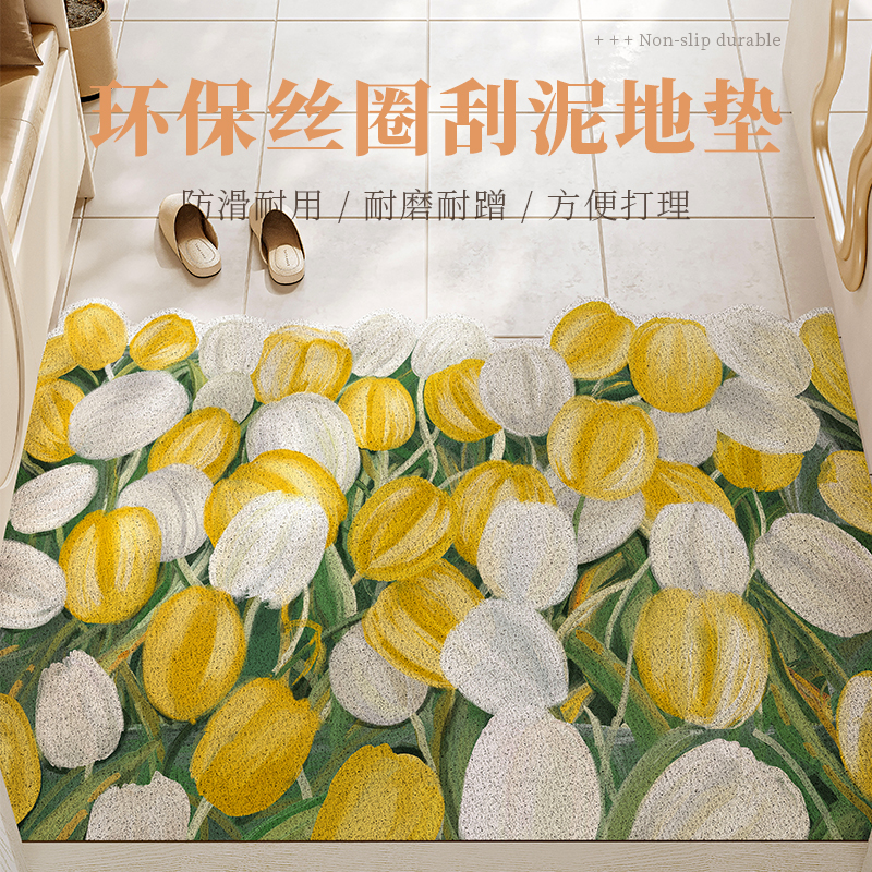 入户门地垫丝圈蹭土除尘