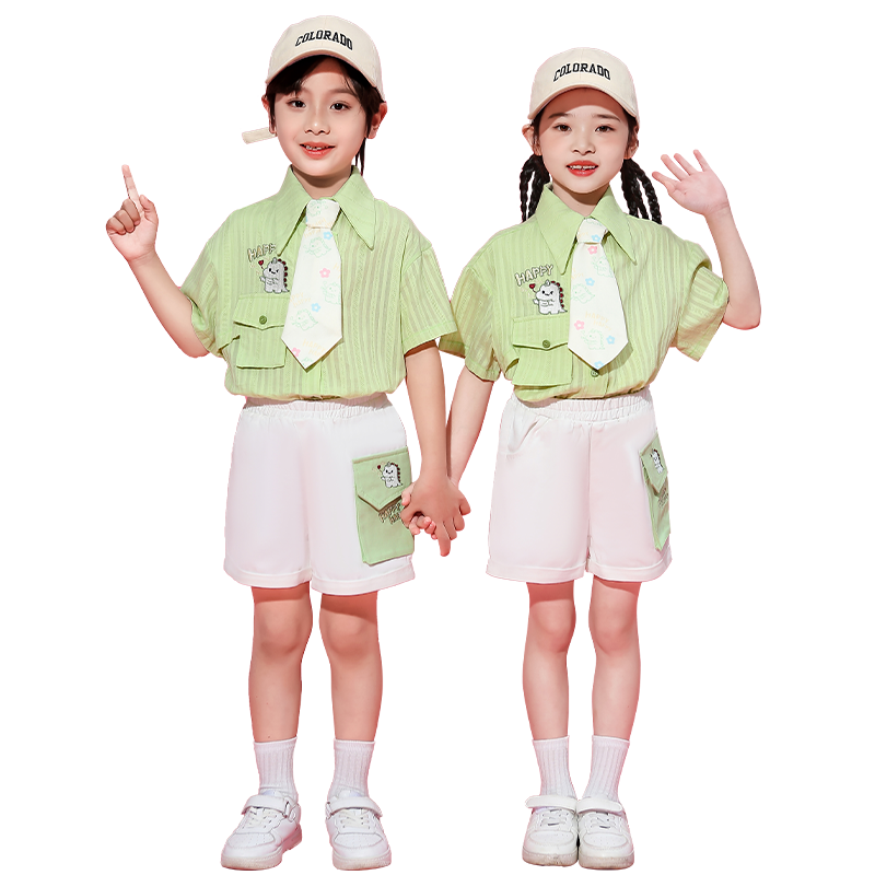夏季六一兒童節(jié)表演服小學(xué)生團(tuán)體啦啦隊(duì)合唱服幼兒園畢業(yè)照演出服