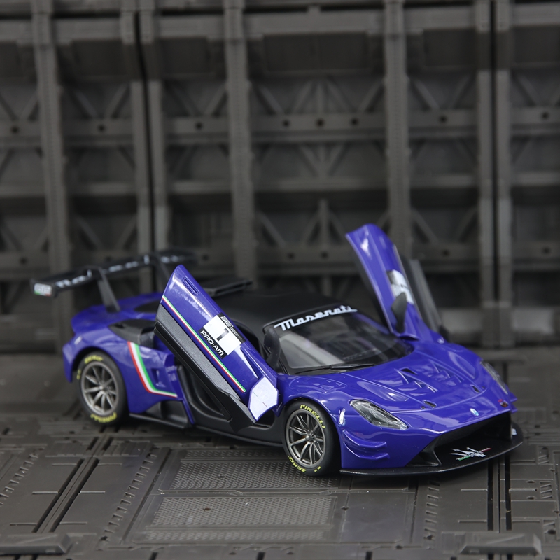 1:24仿真Maserati GT2 2023款合金车模摆件超级跑车赛车生日礼物
