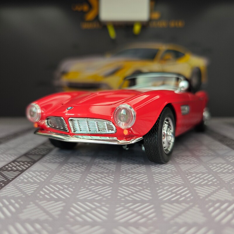 1:24仿真507敞篷复古老爷车合金汽车模型回力声光玩具车男孩礼物