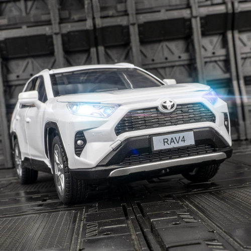 丰田荣放RAV4汽车模型合金车模