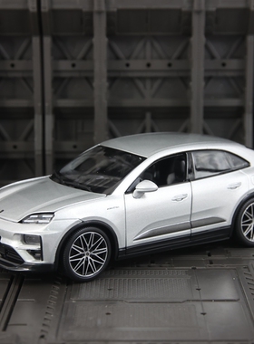 1:24仿真保时捷Macan Turbo Electric合金车模摆件静态汽车礼物