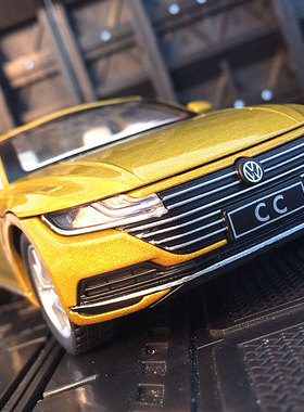 仿真大众CC合金汽车模型声光回力玩具车金属轿车收藏摆件儿童礼物