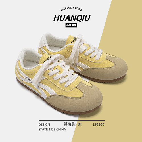 环球德训鞋子女款2025新款爆款百搭夏季薄款运动女鞋休闲运动鞋潮