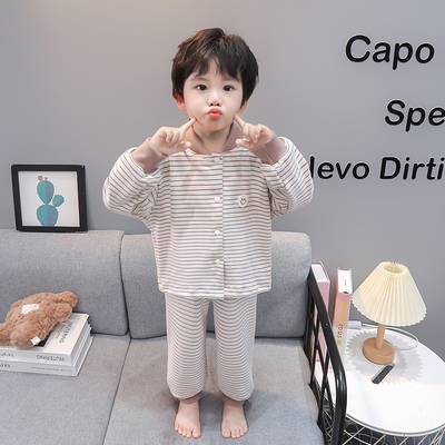 高腰春秋款德绒套装护肚纯棉