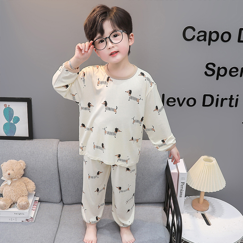 瑞巴蒂女童春秋款家居服套装