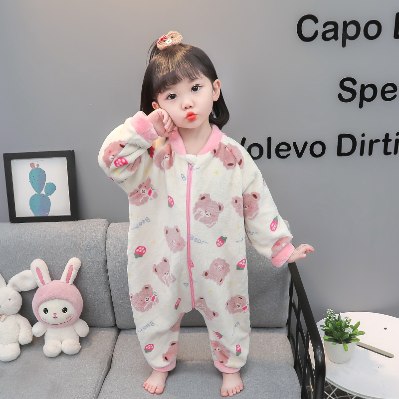 诶瑞巴蒂旗舰店女童爬爬家居服