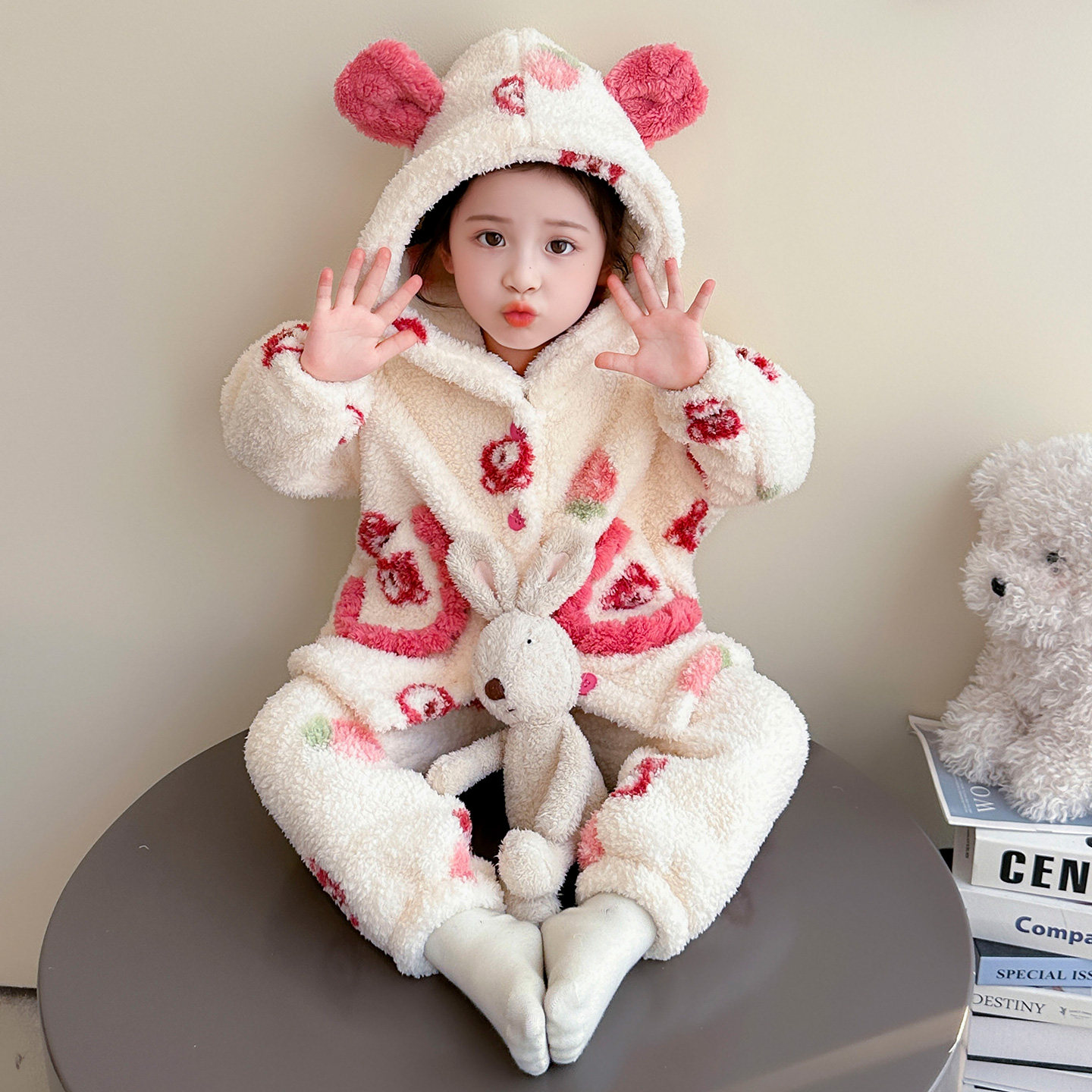 2025新款法兰绒家居服套装