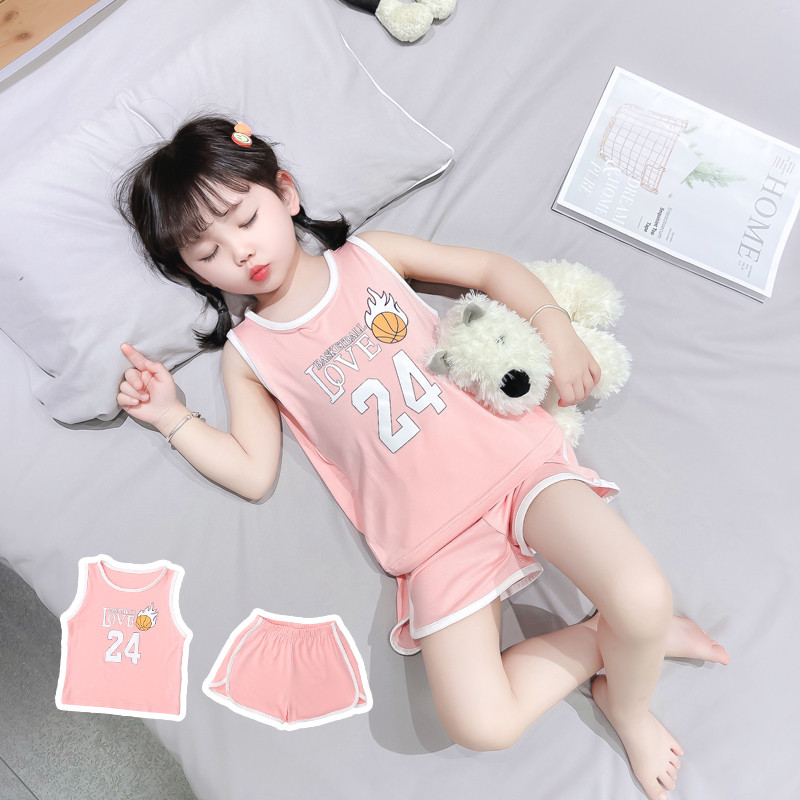 睡衣小女孩无袖空调服家居服