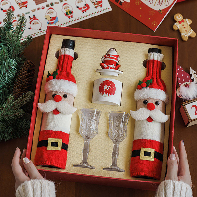 圣诞新年酒礼物甜红葡萄酒微醺晚安酒红酒女生闺蜜生日酒礼物