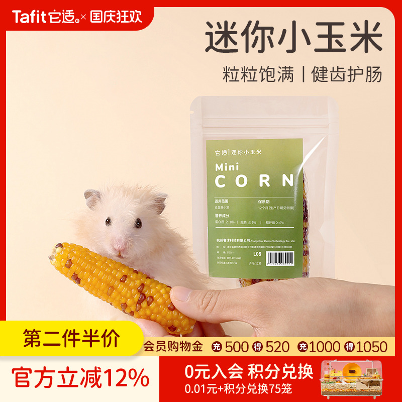 仓鼠磨牙小玉米金丝熊零食
