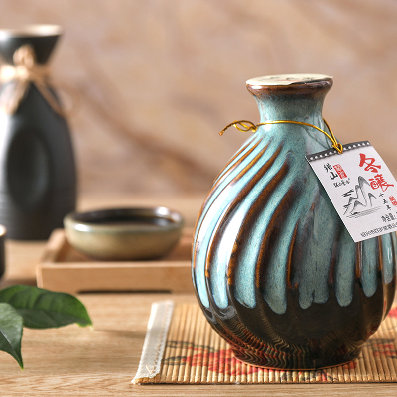 绍山鉴水十五年陈花雕酒500ml*6瓶礼盒装黄酒 绍兴特产半甜型老酒