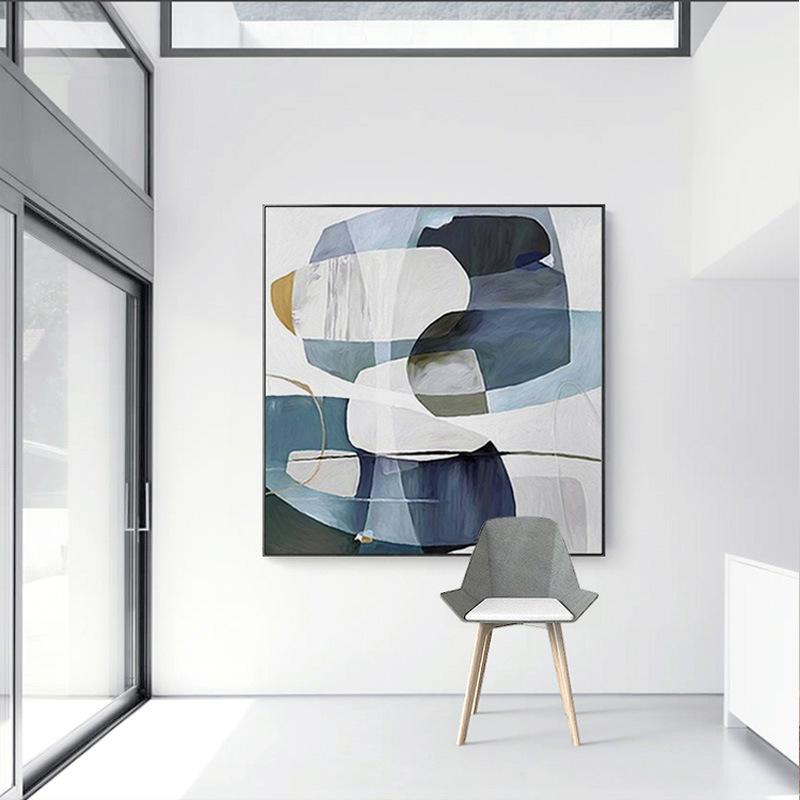 北欧现代抽象客厅装饰画简约创意玄关酒店民宿挂画壁画餐厅墙画图片