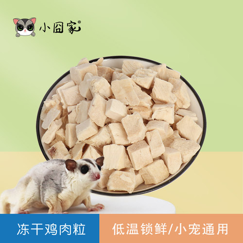 仓鼠冻干零食蜜袋花枝磨牙刺猬