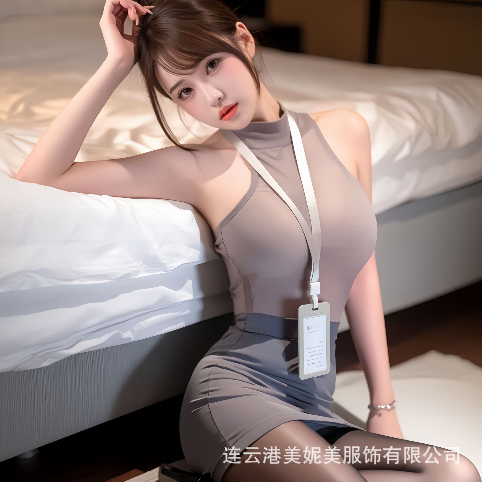 情趣睡衣女士内衣趣女禁欲系秘书性感睡裙包臀裙情侣诱惑小胸显大