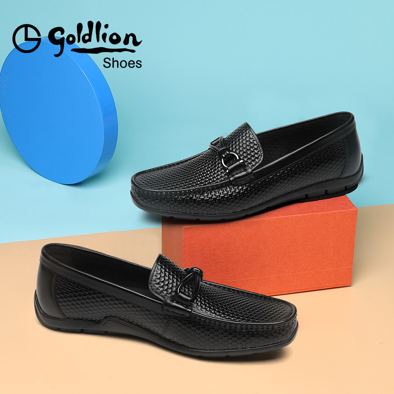 金利来男鞋秋季时尚一脚蹬商务休闲男士真皮套脚皮鞋乐福鞋豆豆鞋,流行男鞋,乐福鞋（豆豆鞋）,淘宝优惠券,粉丝福利购,淘宝优惠卷