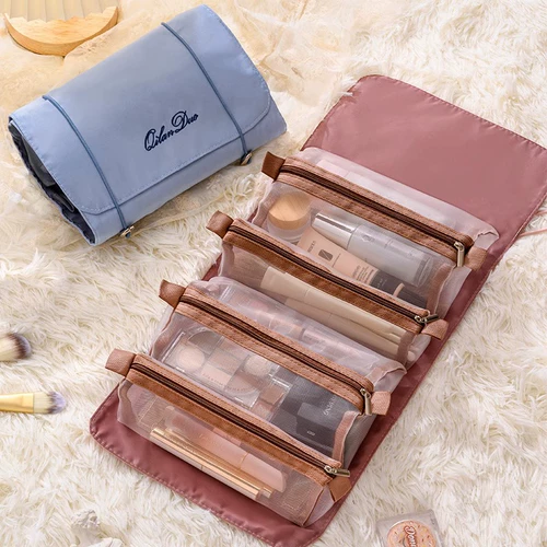 Косметичка, портативная вместительная и большая сумка через плечо, сумка для хранения для путешествий, сумка для путешествий, тара для ухода за кожей