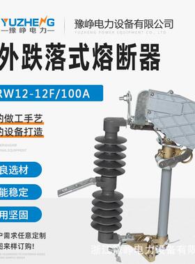 HRW12-12F/100A10KV户外高压熔断器跌落式熔断器带灭弧