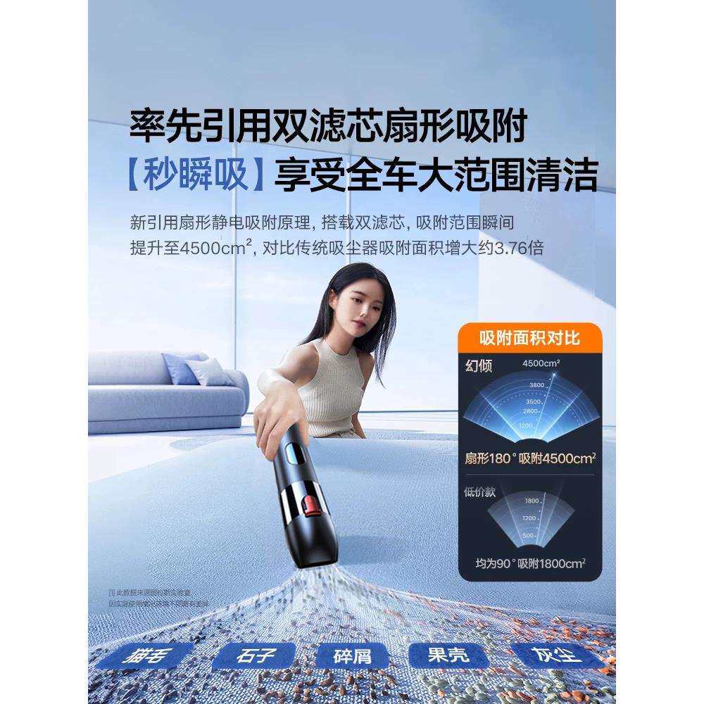 小型内车用2026手持机家用吸尘器大吸力无线车载汽车新款