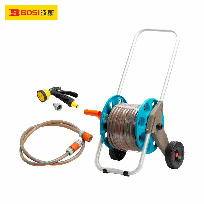波斯手推式水管车20米高压水枪水管洗车器园林工具BS561020