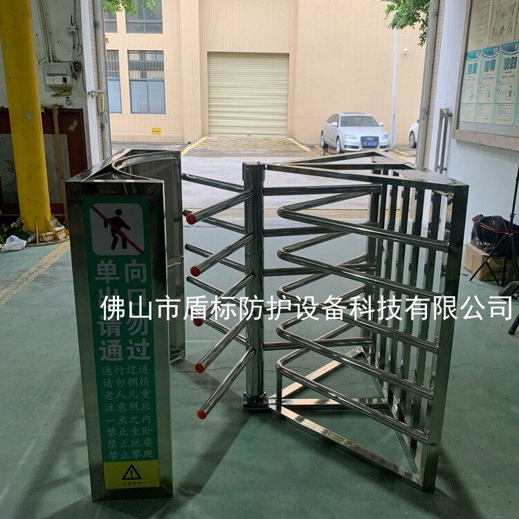 单通道全高旋转门人流控制限流单向转闸车站工地人行通道成品滚闸