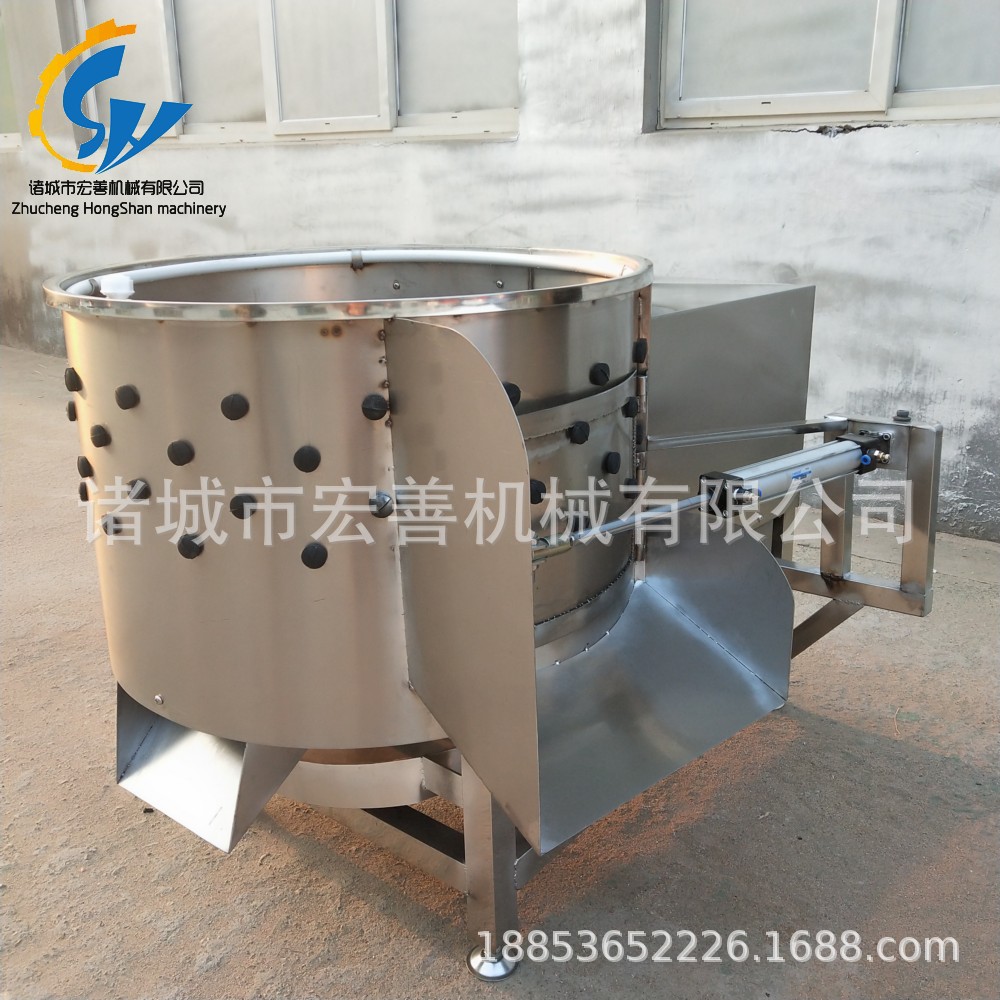商用小型不锈钢家禽胗去油脱皮机