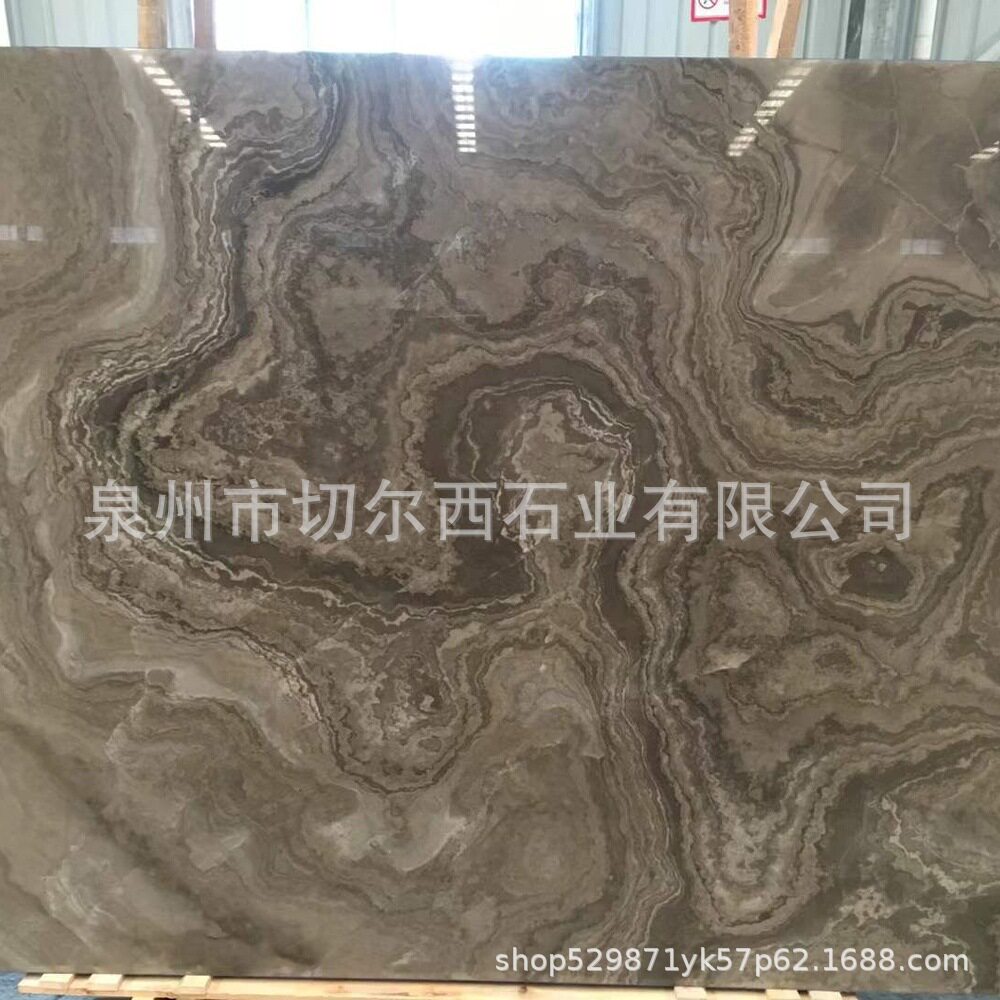 奈斯灰天然大理石雅典木纹墙地砖