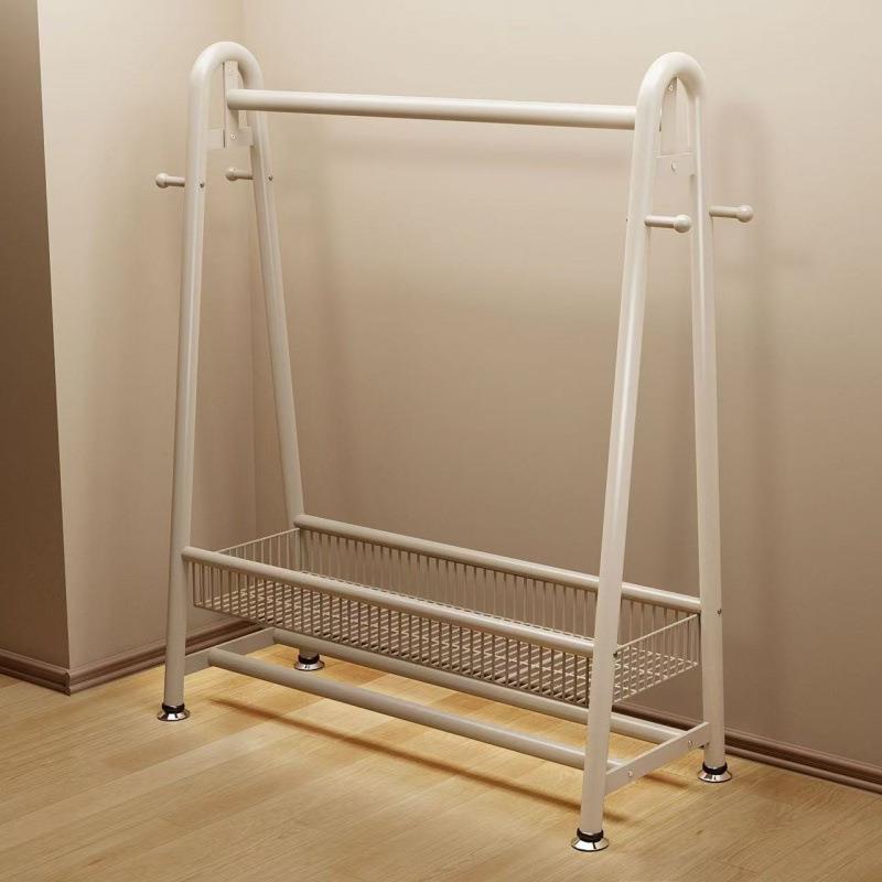 衣架落地立式家用卧室内挂衣服架子宿舍特厚加高衣帽架阳台晒衣杆