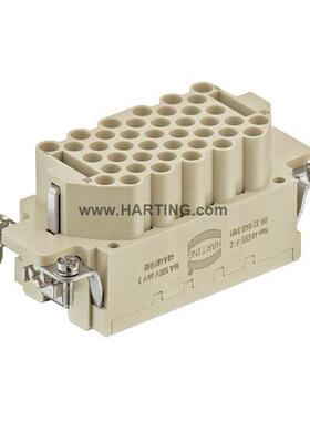 HARTING浩亭09320403101重载连接器HanEE40EEE压接针母插芯(F