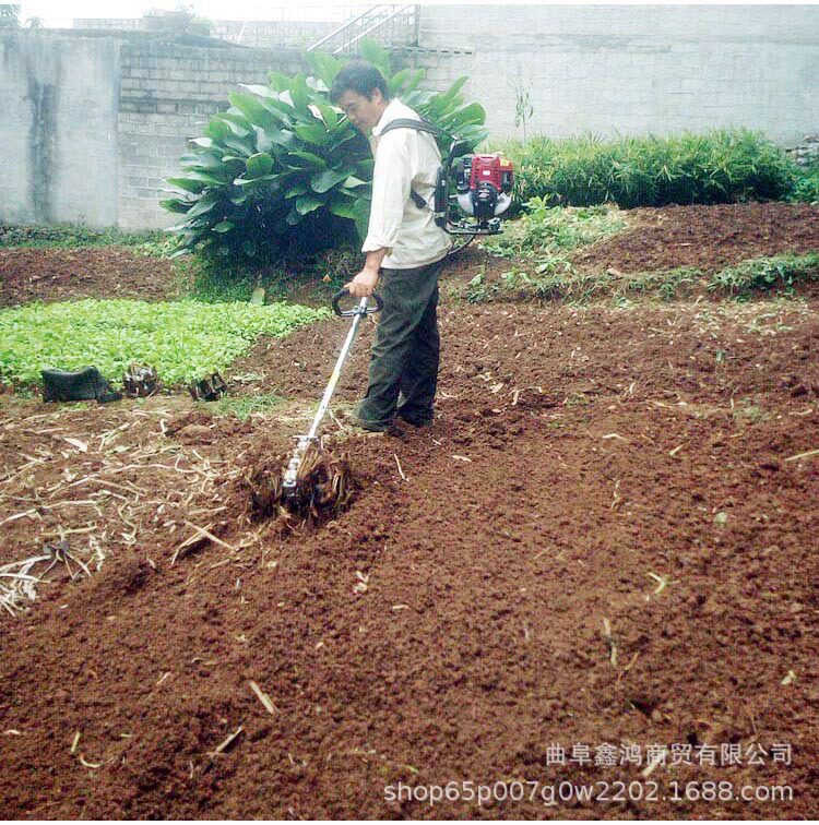 果园大棚用旋耕机型号柴油手扶后旋翻土机果园小型汽油旋耕机