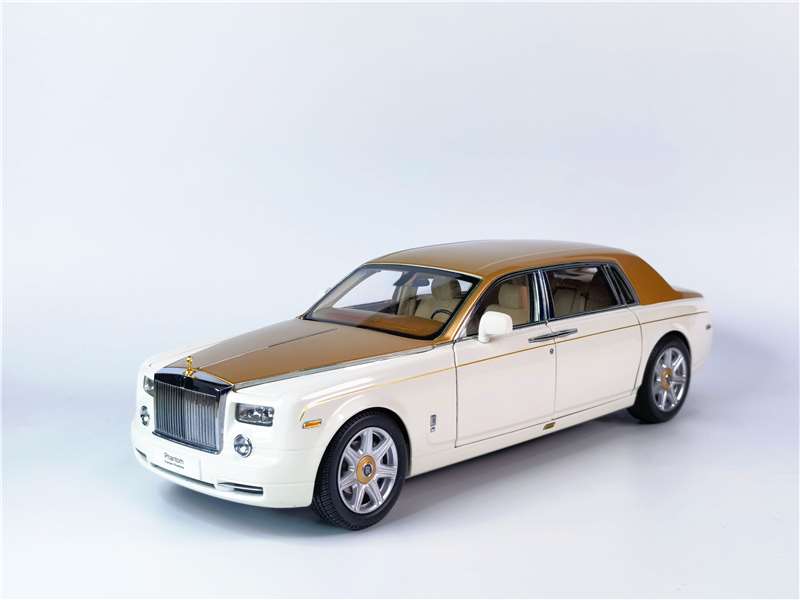 正品劳斯莱斯幻影1/18京商kyosho 劳斯莱斯双色phantom合金汽车模