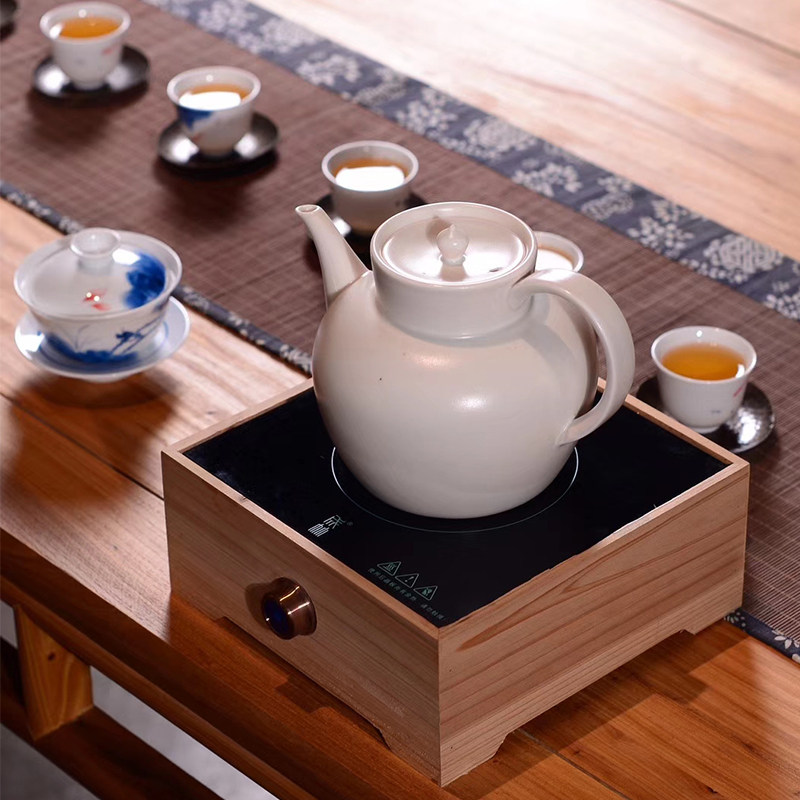 宋韵陶瓷煮水壶家用烧茶壶电陶炉烧茶单壶大容量功夫茶养生泡茶壶