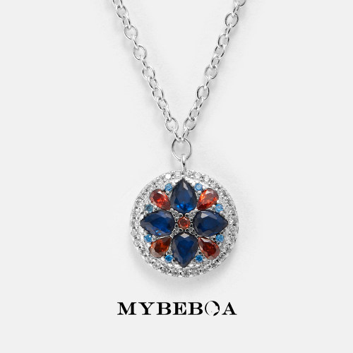 MYBEBOA/美缤宝四瓣花欧美锁骨链