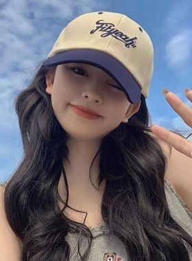 帽子女韩版新款潮夏季棒球帽小清新时尚撞色鸭舌帽情侣百搭运动帽