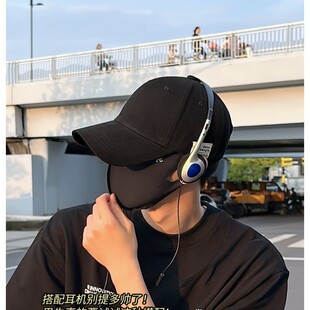 Jodhat加大头围棒球帽男加深帽子布标显脸小半硬顶大帽檐鸭舌帽女