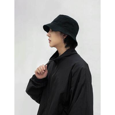 纯棉水洗渔夫帽男夏季防晒遮阳帽