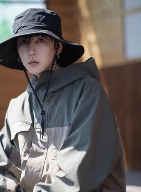 FINE STATE帽子男渔夫帽薄款户外遮阳帽男士防晒帽旅行登山太阳帽