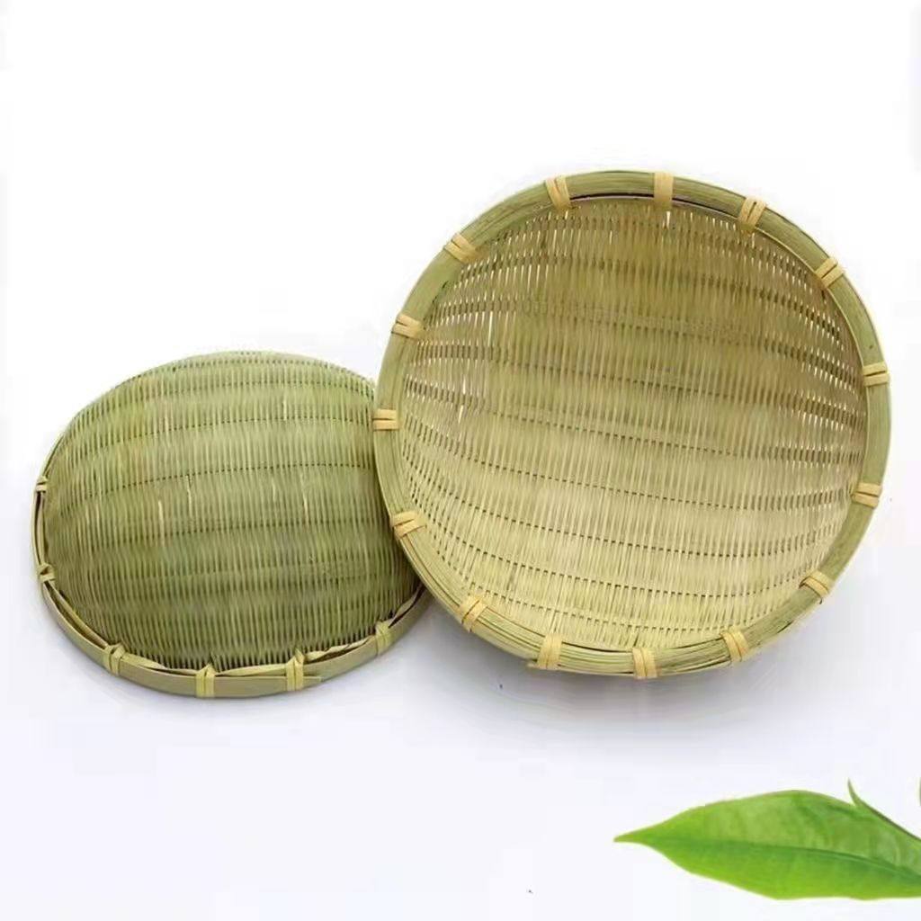 竹青编织竹青馒头筐竹编制品