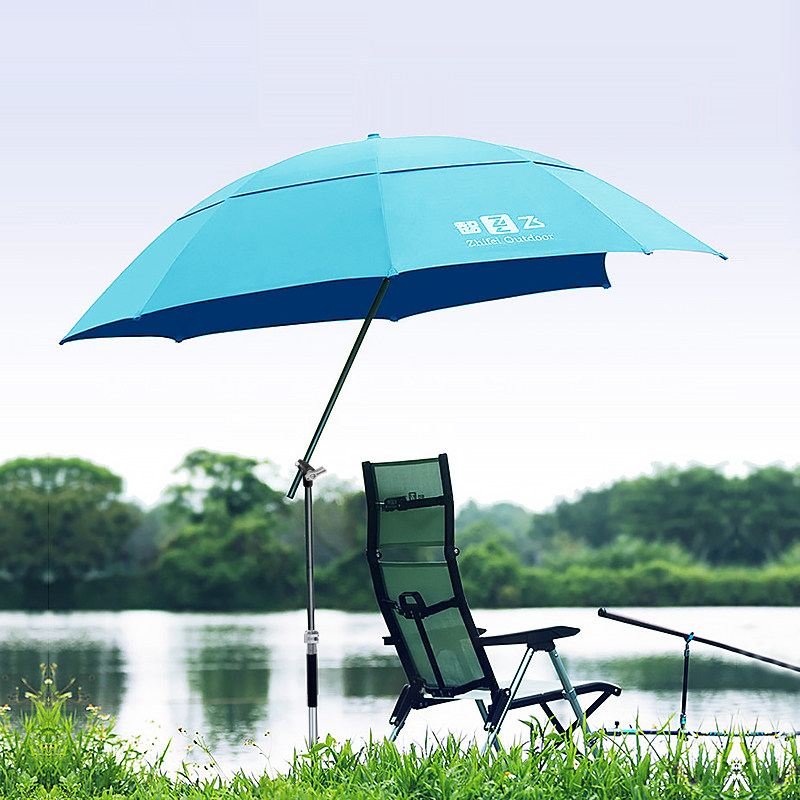 智飞2025新款钓鱼伞遮阳伞大钓伞专业万向太阳伞防晒防雨户外钓伞