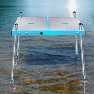 智飞铝合金镂空钓台新式通用折叠镂空超轻多功能升降户外钓鱼台