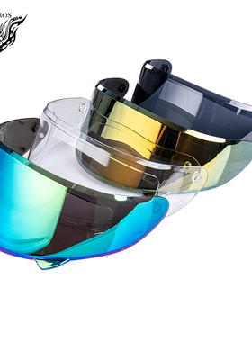 VCOROS碳纤维摩托车头盔原装镜片黑色彩色FA602/PA901/A600镜片