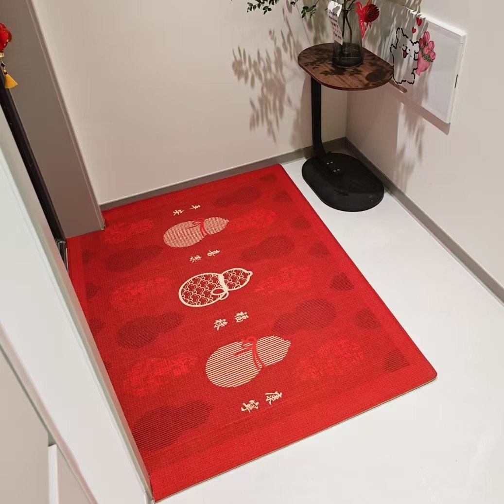 马年地垫新年玄关入户门脚垫可裁剪地毯浴室门口防滑吸水垫装饰品
