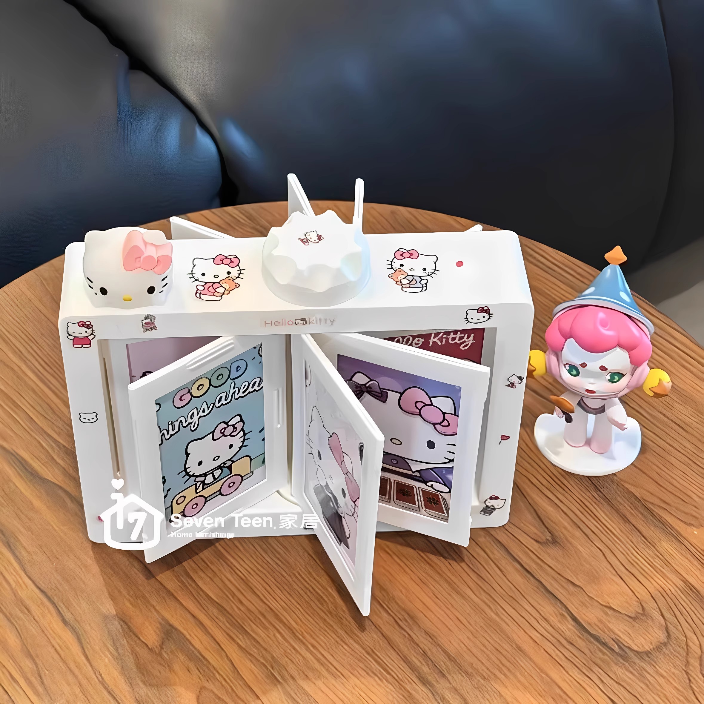 hellokitty拍立得旋转相册桌面摆