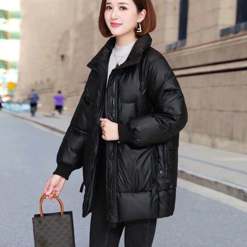 ROUMIKL服女冬季2025新款时尚气质中年妈妈衣加厚保暖中长款袄外