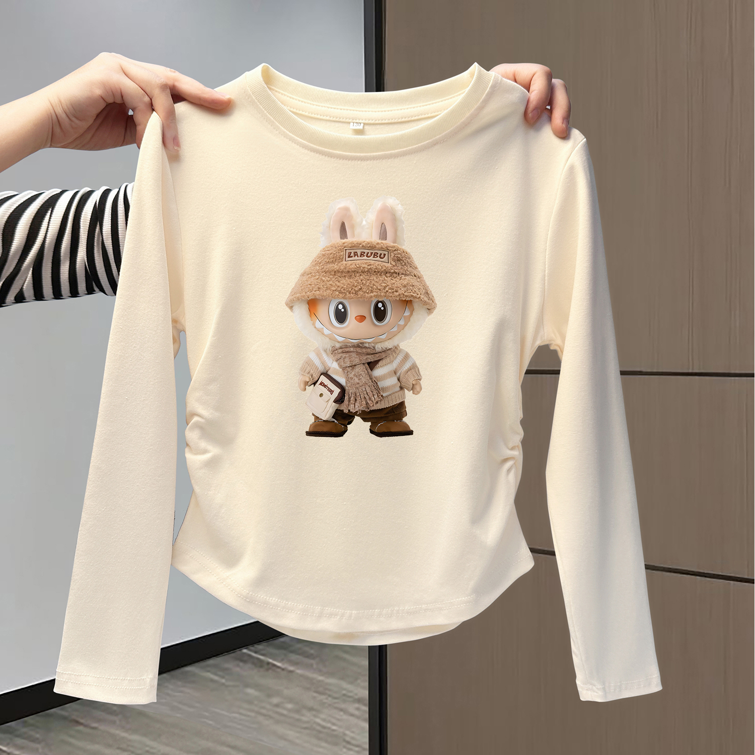 【赠运费险】纯棉短款长袖t恤秋