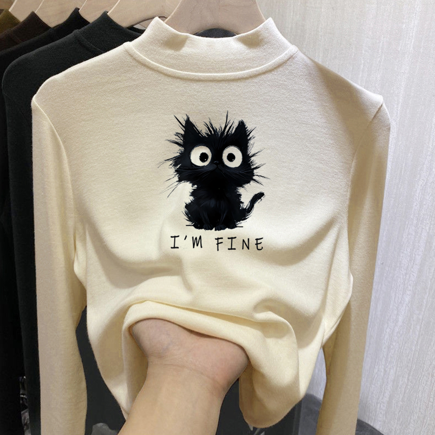 【赠运费险】半高领儿童长袖T恤